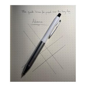 Uni Kurutoga Advance Upgrade Model Mechanical Automatic Pencil, 0.5mm, White, M510301P.1 Kuru Toga