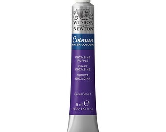 Dioxazin Violet Aquarellfarbe, Farbtube 8ml; Cotman Winsor & Newton Extra Fine Pro Aquarellfarbe