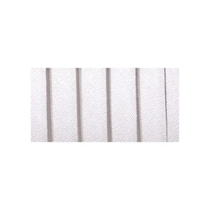 Nastro sbieco bianco a doppia piega, 1/4&quot; (6,35 mm) per 4 iarde (3,6 metri)