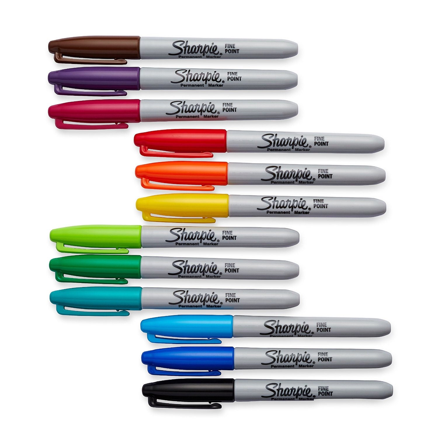 Sharpie Coloring Markers 12 Colors Fine Point Adult Book - Etsy