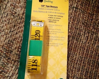 Dritz Quilting 120 pollici 3 metri nastro di misurazione morbido, nastro di misurazione; cucito, sarta, nastro flessibile per sartoria giallo