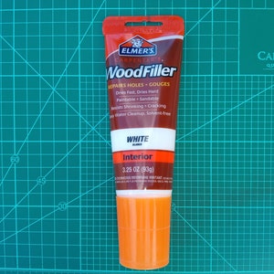 Elmer's E868 Carpenter's Wood Filler – 3.25-Ounce Tube, Natural Color, Paintable & Sandable, Shrink & Crack Resistant