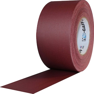 Adhésif adhésif rouge bordeaux ; Ruban adhésif résistant à l'eau, résistant à l'eau et polyvalent de qualité professionnelle, large, 3 po.