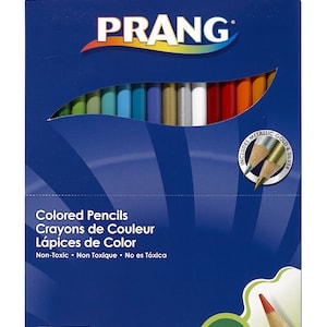 Lot de 36 crayons de couleur premium épais ; Livre à colorier, crayons estompables, journal biblique, étude, dessin ; Prang