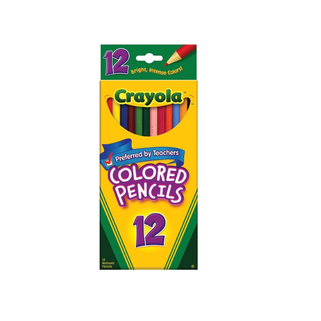Colored Coloring Pencils, 12 Pack; Adult Coloring Books, Drawing, Bible