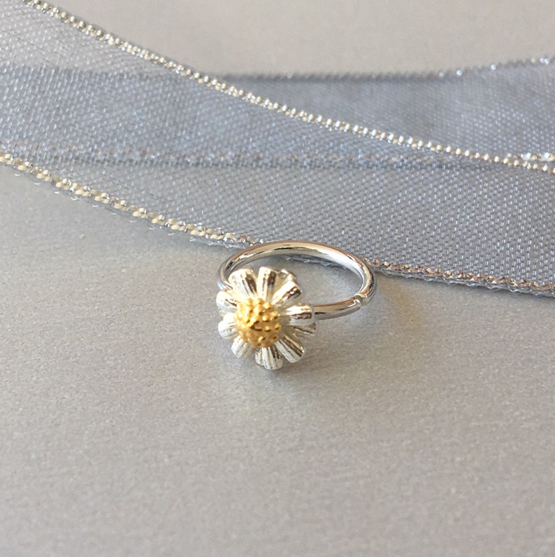 18g Daisy Helix Hoop Earring Tragus Hoop Piercing Cartilage Etsy