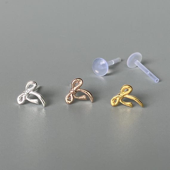 1 Pz Cristallo 16G Elica Tragus Orecchini In Acciaio Inox Fiore Rook Conchiglia Ve Indietro Cartilagine Body Piercing Gioielli Bilanciere - Foto 7