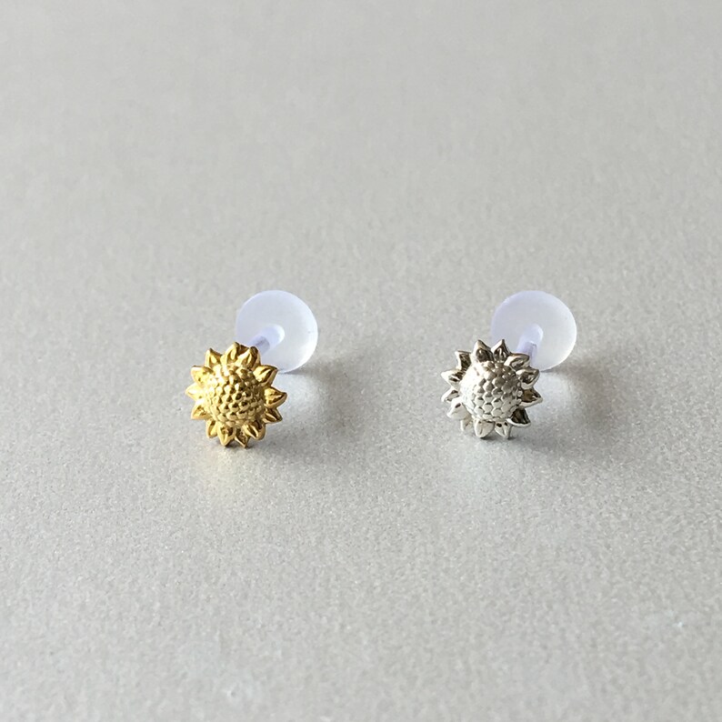 Sunflower Helix Earring Sterling Silver Conch Earring Conch Etsy
