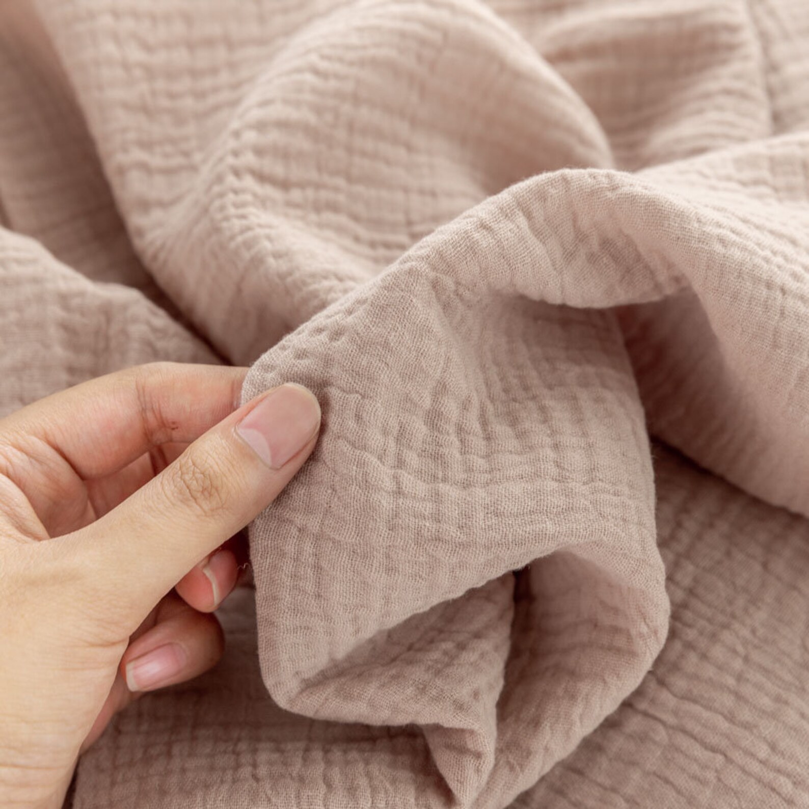 ORGANIC 54 Camel Solid Color Super Soft Crinkle Texture Etsy