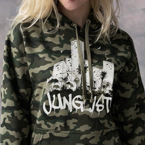 Army print sweatshirt womens cheap