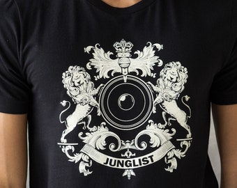 ジャングリスト紋章Tシャツ - ドラムンベースミュージックTシャツ