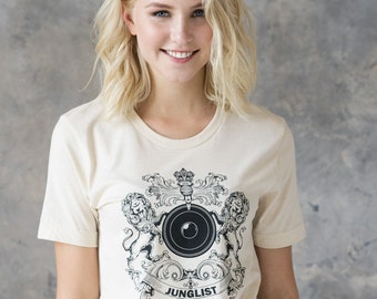 ジャングルリスト紋章Tシャツ – ジャングルミュージック、ドラムンベース
