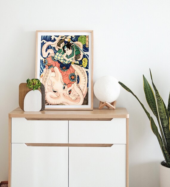 Japanese Ukiyo-e Art Print Poster Woodblock Wall Art Utagawa