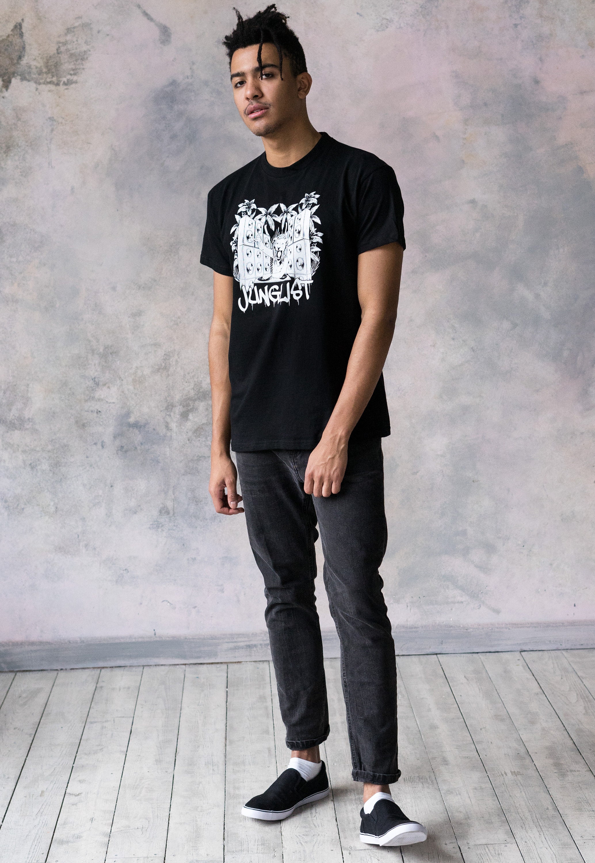 Junglist Airlines Camiseta Drum Y Bass Jungle Massive DJ & Synth Music Amen Slogan Synth Music Producer Festival Mens Mujeres Impreso Tee Top - España