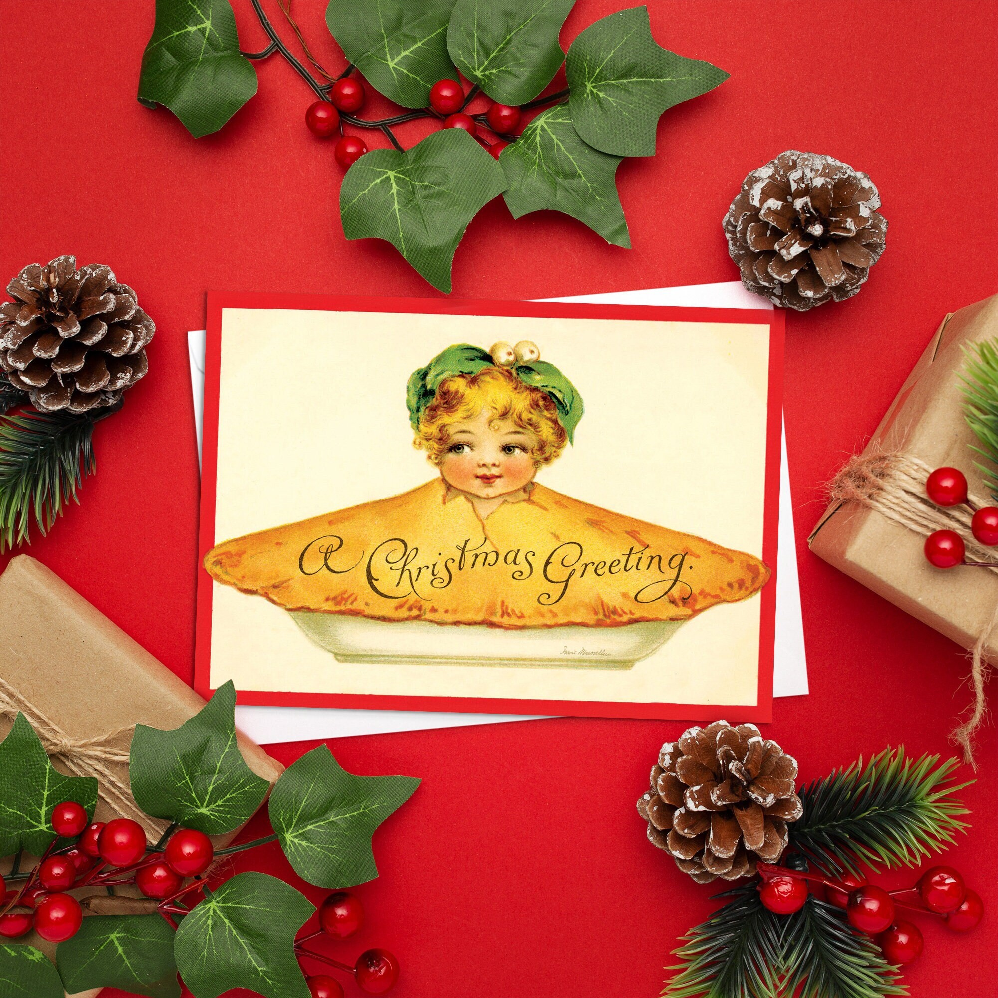 Weird Victorian Greeting Cards Christmas Card Set Xmas New - Etsy India