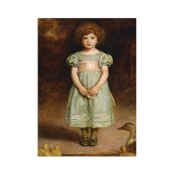 アヒルの子 ヴィンテージ アートプリント ポスター 壁 アンティーク