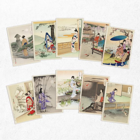 ヴィンテージ絵葉書 那須野ヶ原 Antique Japanese Postcards Buy Japanese Postcards Online