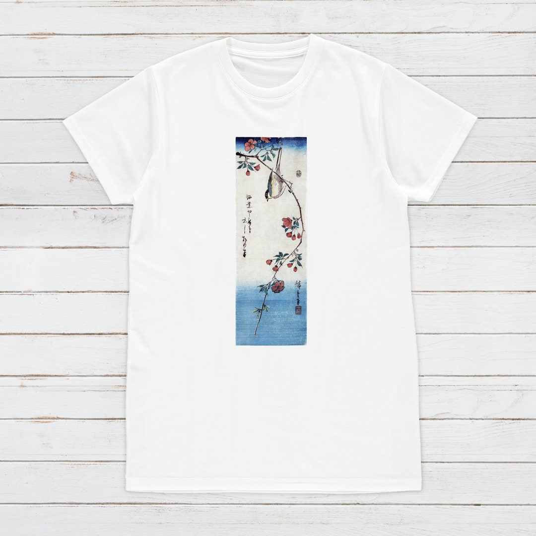 Organic Unisex T-shirt - Japan Arts UKIYOE Parrot main image 0