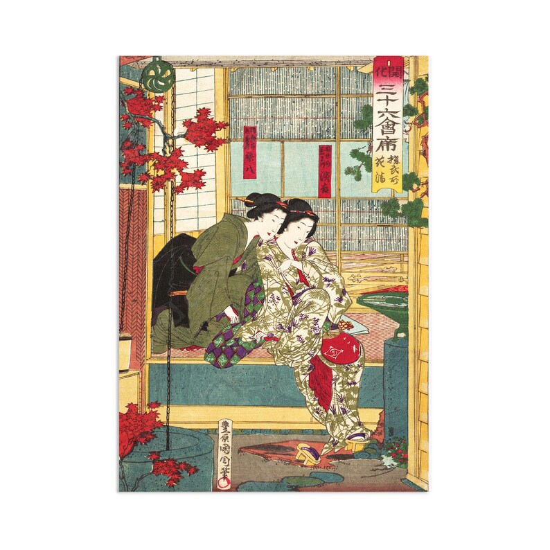 Japanese Ukiyo-e Art Print Poster Woodblock Wall Decor Art | Etsy