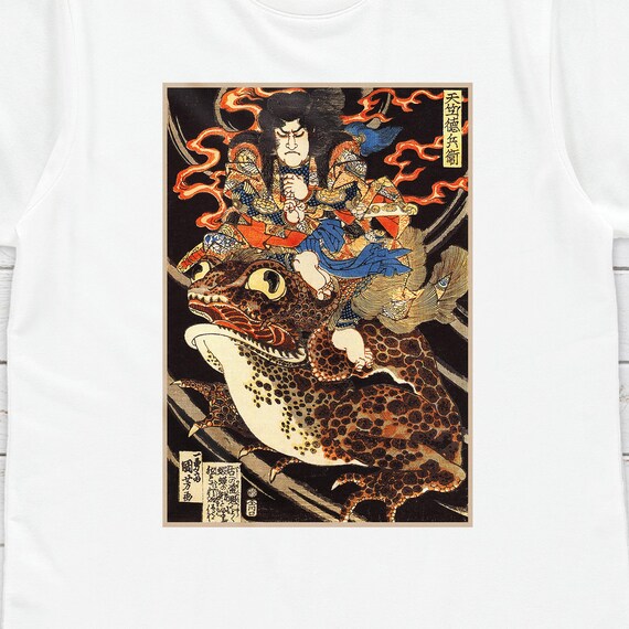Japanese Ukiyo-e T Shirt Woodblock Art Utagawa Kuniyoshi