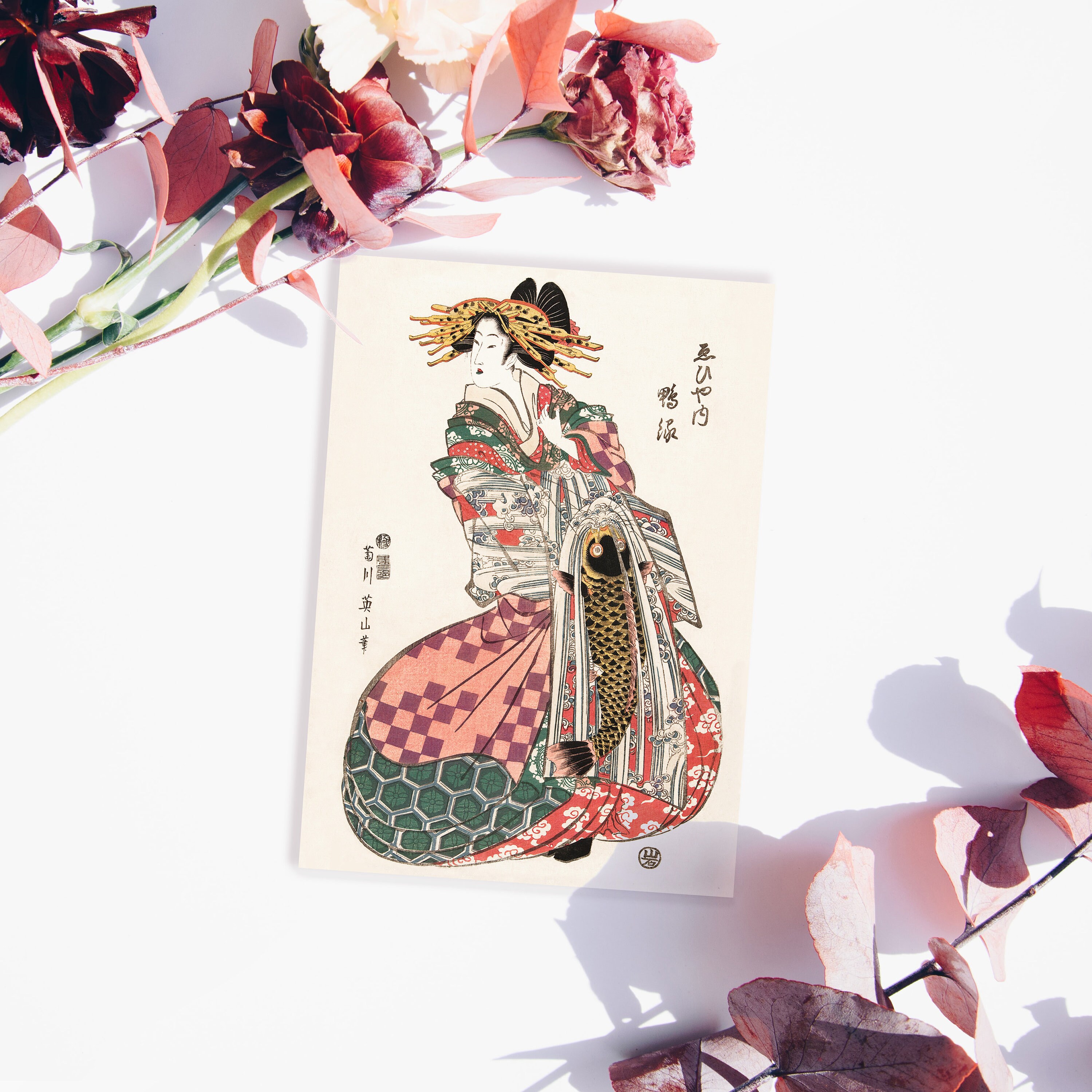 楽天市場】浮世絵 ポストカード 10枚の通販