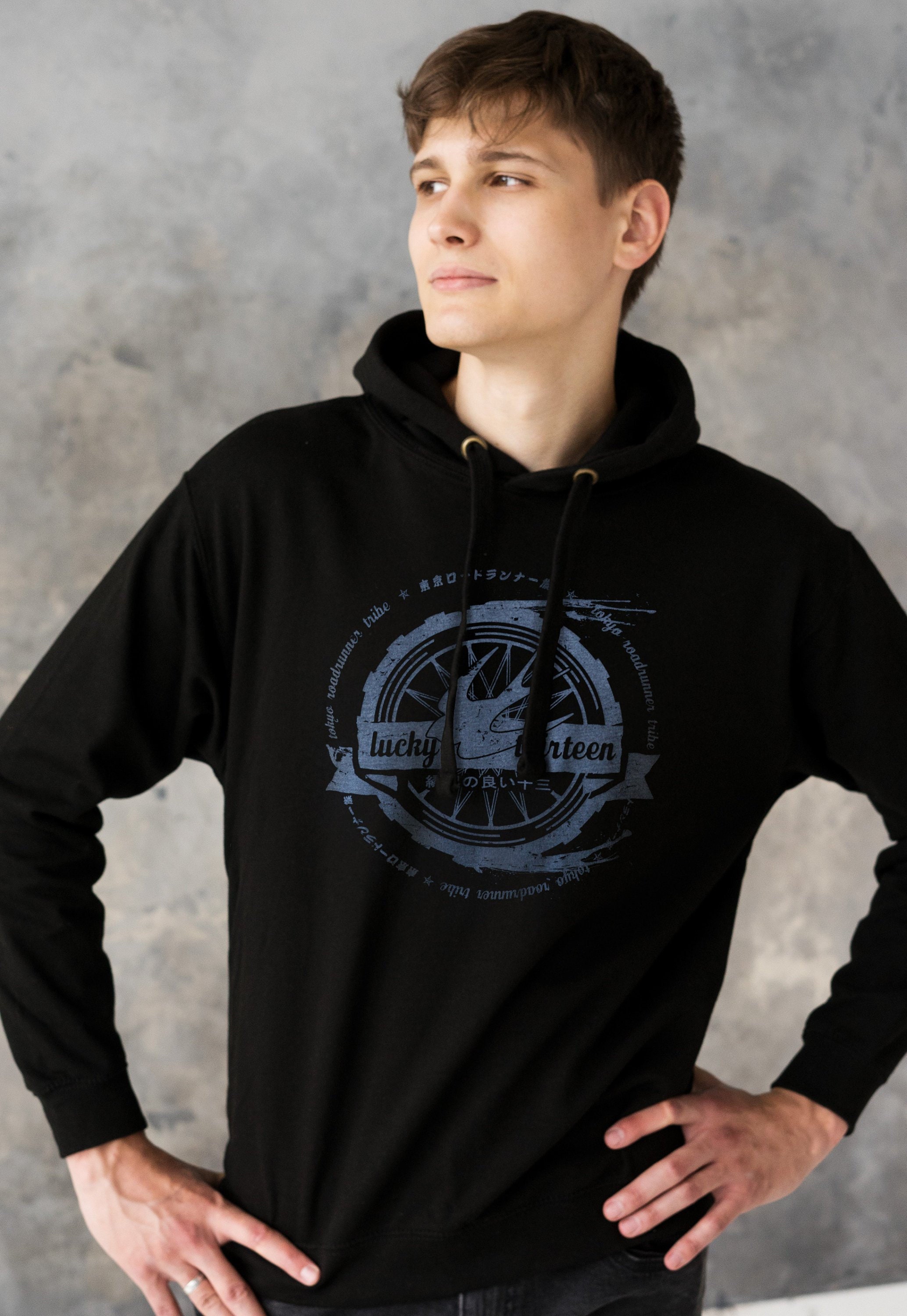 Japanese Hoodie Tokyo Roadrunner Retro Bosozoku off Road Kaminari