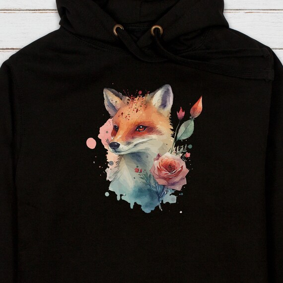 Fox animal best sale hoodie