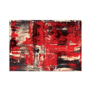 Abstract Art Print Poster Wall Home Decor Painting Original Modern Contemporary Expressionism Medium Original Unique Beautiful Scandi Bright