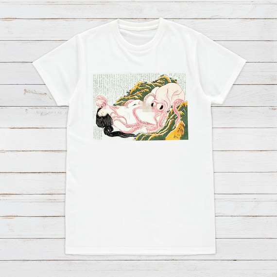 Dream Of The Fisherman's Wife Shunga Shirt Dream Of The Fisherman's Wife Shunga Shirt