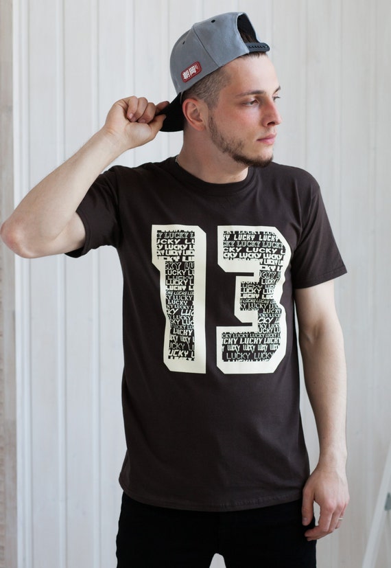 Japanese T Shirt Lucky Number Anime Japan College Retro Vintage Tokyo Mens Tee