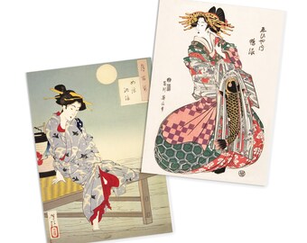 浮世絵　10枚セット 値下げ 新板あねさまづくし （おもちゃ絵 あねさま24名） | 山星書店