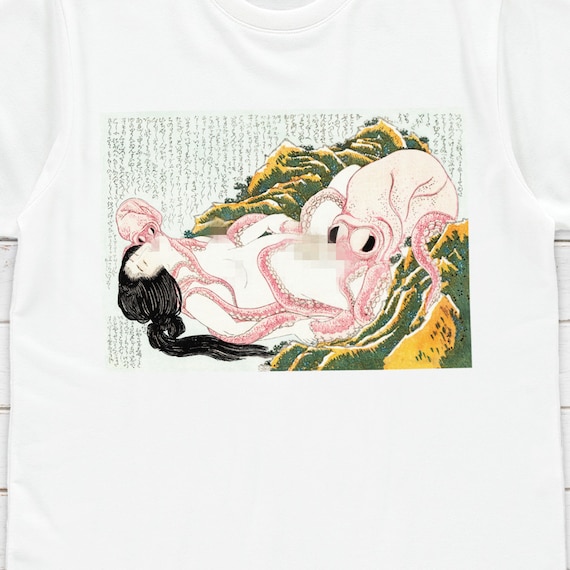 Dream Of The Fisherman's Wife Shunga Shirt Dream Of The Fisherman's Wife Shunga Shirt