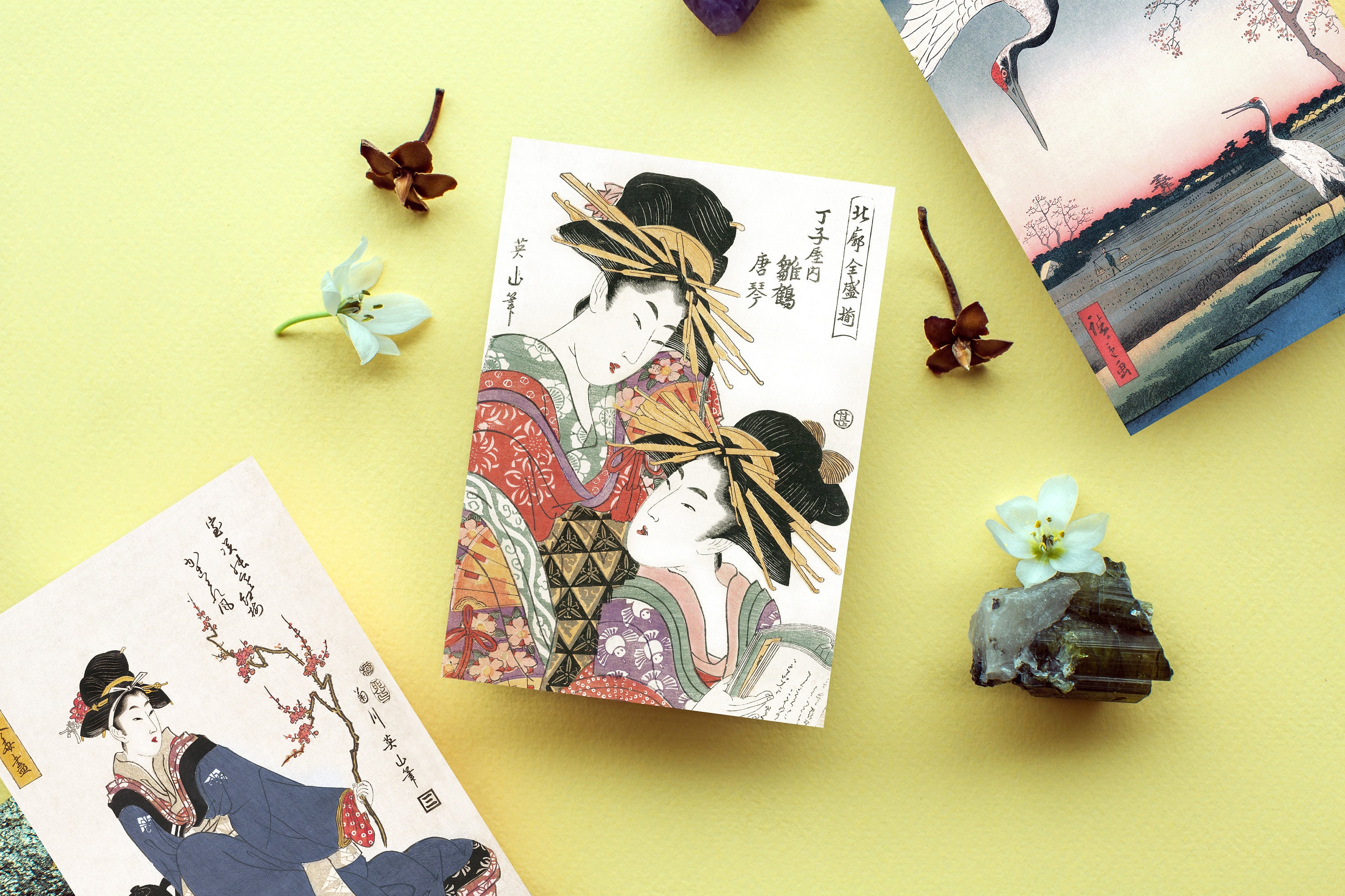 Japanese Ukiyo-e Art Postcards Set of 10 - Postcard Prints