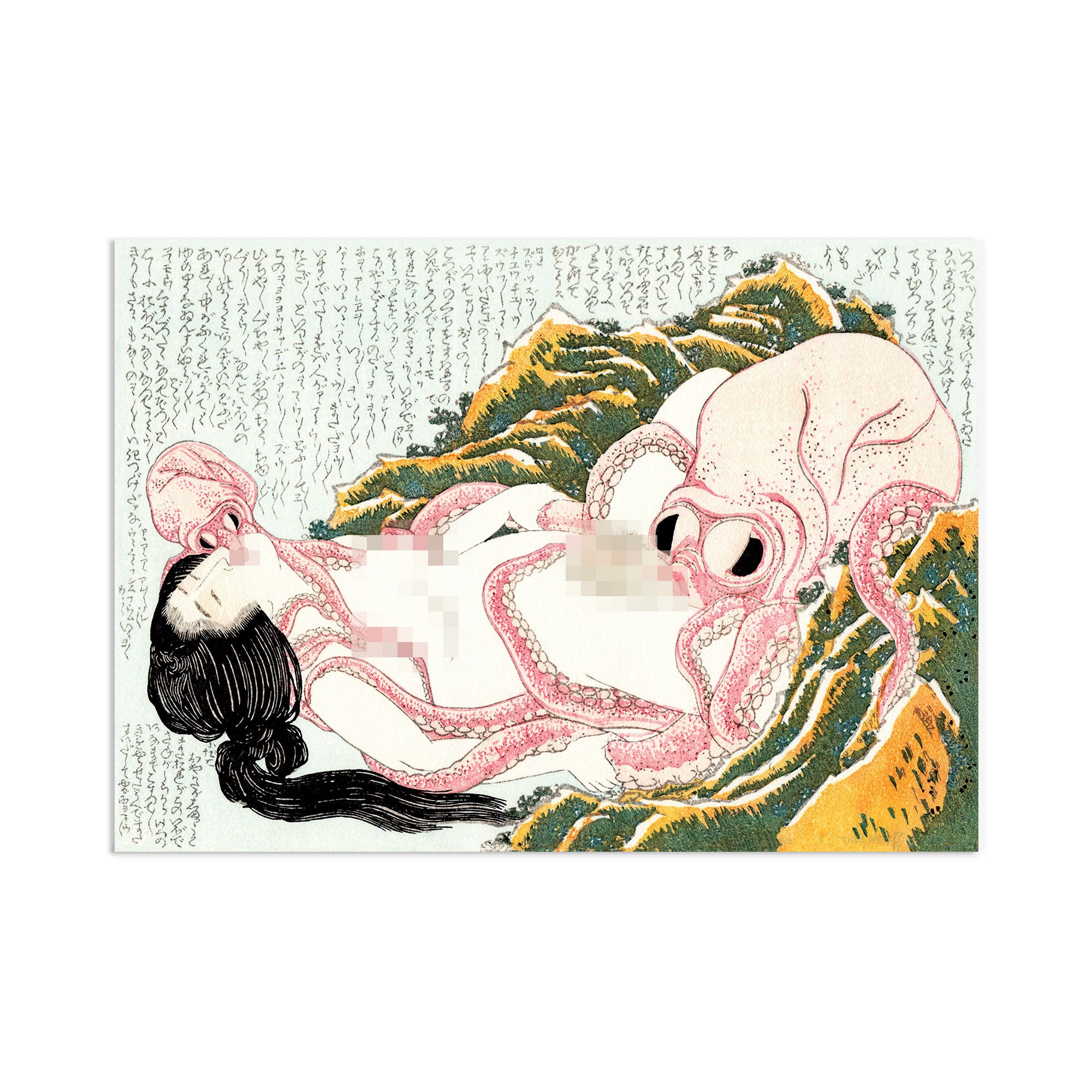 Japanese Ukiyo-e Art Print Poster Woodblock Wall Art Hokusai