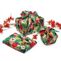 Tropical Floral Furoshiki Wrapping Cloth: Japanese Reusable Gift Wrap