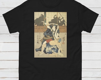 Ukiyo-e T-Shirt: Kuniyoshi Kabuki Print
