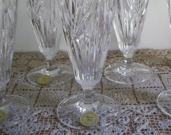 vintage 6 Princess House Royal Highlights 960 verres pilsner - 24 % verres à boisson en cristal au plomb taillé-W. Allemagne Territoires du Nord-Ouest... Reshopgoods