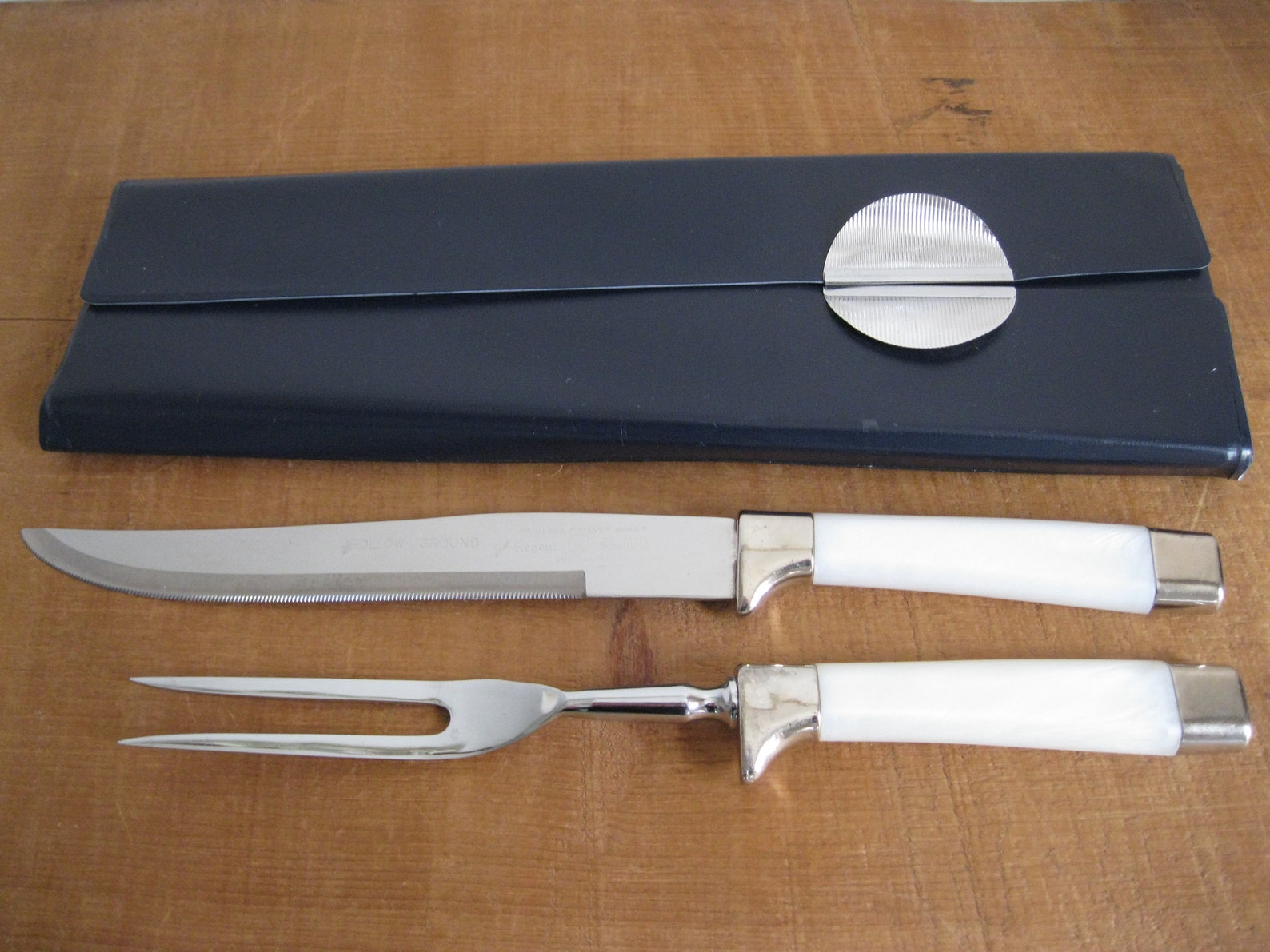 Vintage Carving Cutlery Knife Setregentsheffield England Etsy