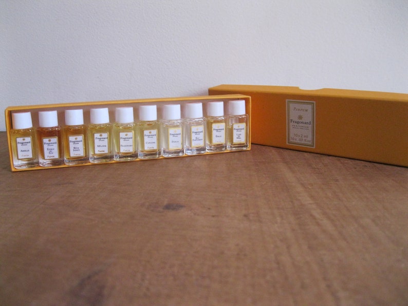 Perfume Set Fragonard Parfum Paris France Arielle Capucine Etsy