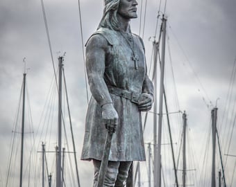 Leif Erickson - Viking - INSTANT DIGITAL DOWNLOAD - Taken in the Ballard neighborhood of Seattle, Wa.