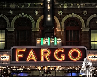 FARGO - INSTANT Digital DOWNLOAD - The Fargo Theater in Fargo, North Dakota.