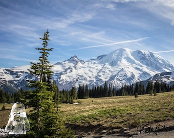 Sunrise Mt. Rainier - INSTANT DIGITAL DOWNLOAD - Taken near the Sunrise Lodge on the Northeast side of Mt. Rainier in Washington.