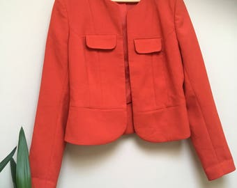 red evening jacket