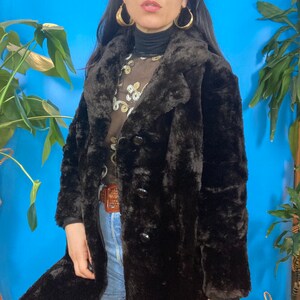 Size S Vintage Blue Fox Fur Coat vintage Fox Fur/real Fox - Etsy