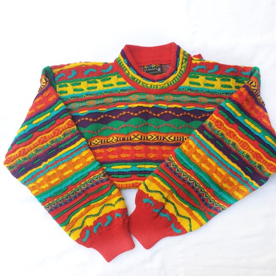 Vintage 90s Coogi Jumper Coogi Sweater Colourful O
