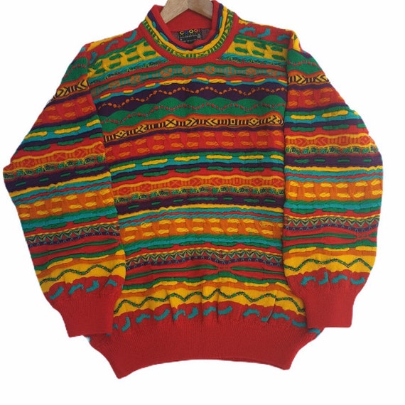 Vintage 90s Coogi Jumper Coogi Sweater Colourful O