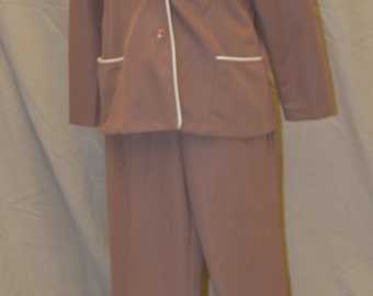 Tan Pants & Blazer Suit by NPC Fashions