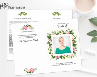 children funeral program template child funeral program etsy