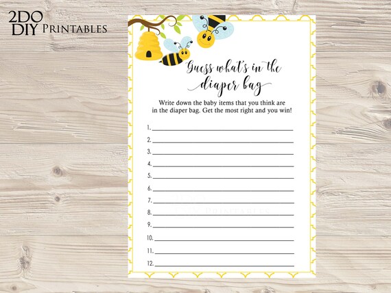 bumble bee diaper bag