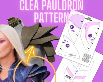 Pattern: Clea Shoulder Arm Armor | Cosplay | Costume | EVA Foam | Pauldron | Marvel | Dr. Strange